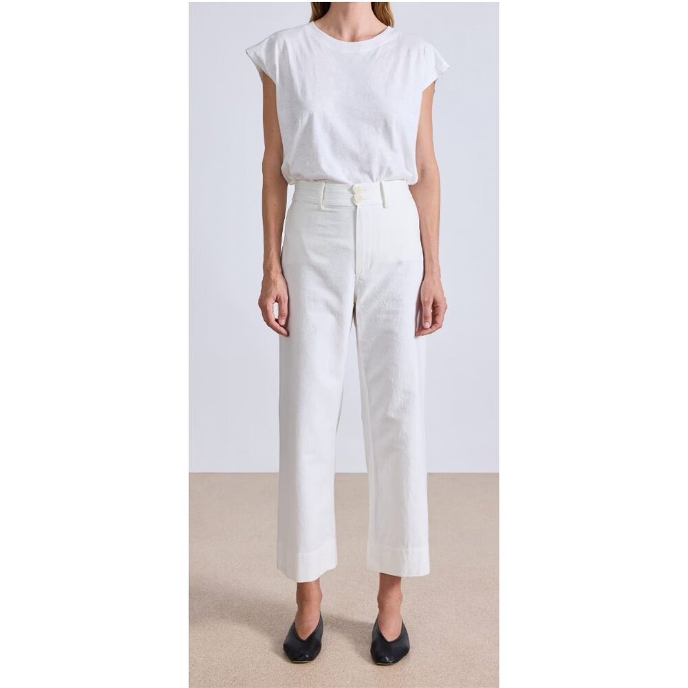 Apiece Apart Classic Merida Pant Sz 6 Cream